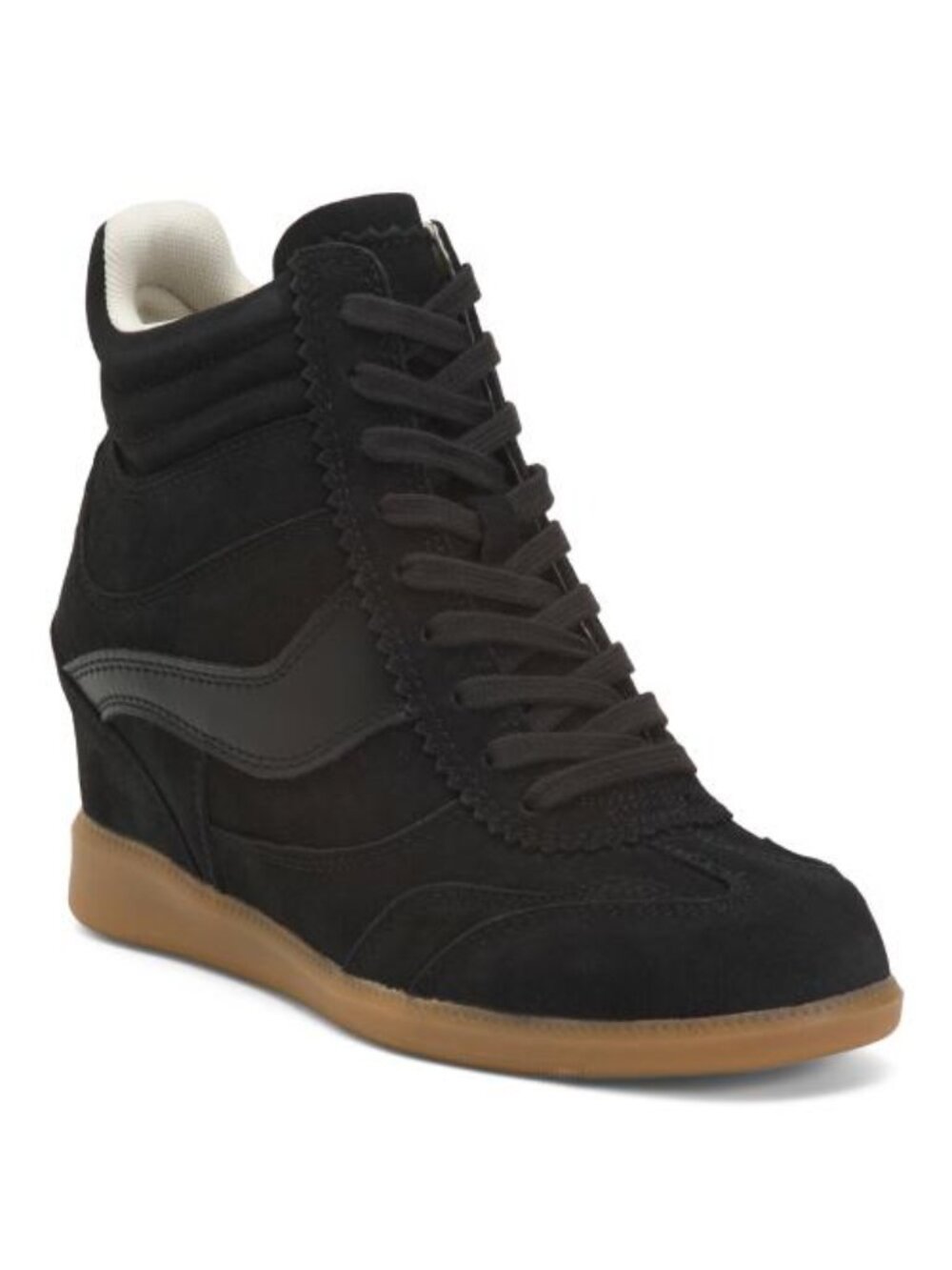 DOLCE VITA Onyx Suede Issac Wedge Sneakers